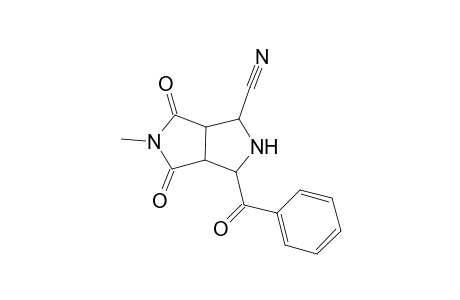 Pyrrolo[3,4-c]pyrrole-1-carbonitrile, 3-benzoyloctahydro-5-methyl-4,6-dioxo-, (1.alpha.,3.beta.,3a.alpha.,6a.alpha.)-