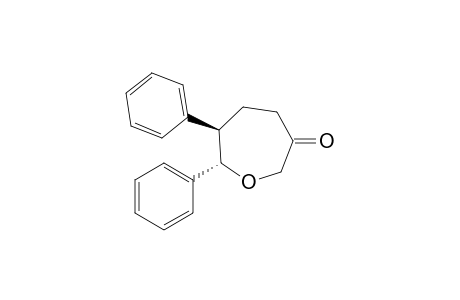 (6R,7S)-6,7-diphenyl-3-oxepanone