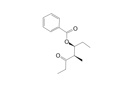 (1RS,2SR)-1-Ethyl-2-methyl-3-oxopentyl benzoate