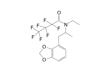 N-(1-(benzo[d][1,3]dioxol-4-yl)propan-2-yl)-N-ethyl-2,2,3,3,4,4,4-heptafluorobutanamide