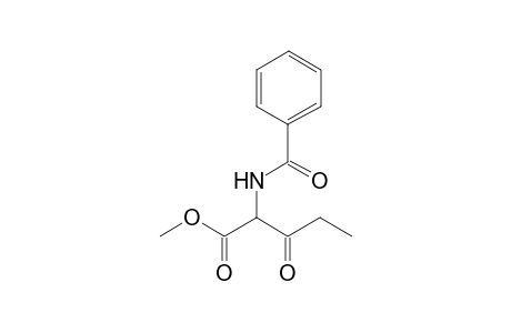 Methyl 2-(benzoylamido)-3-oxopentanoate