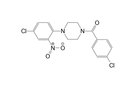 piperazine, 1-(4-chlorobenzoyl)-4-(4-chloro-2-nitrophenyl)-