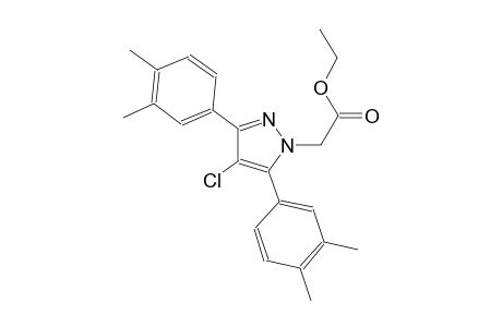 ethyl [4-chloro-3,5-bis(3,4-dimethylphenyl)-1H-pyrazol-1-yl]acetate