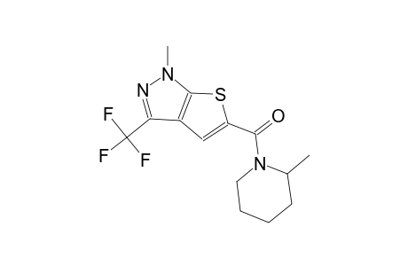 1H-thieno[2,3-c]pyrazole, 1-methyl-5-[(2-methyl-1-piperidinyl)carbonyl]-3-(trifluoromethyl)-