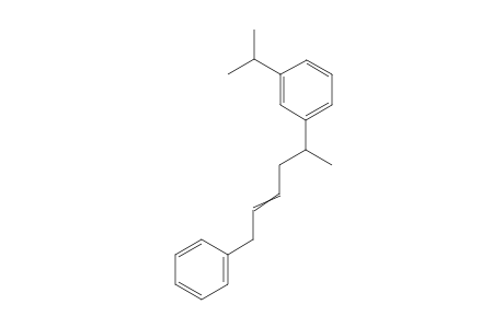 1-Isopropyl-3-(6-phenylhex-4-en-2-yl)benzene