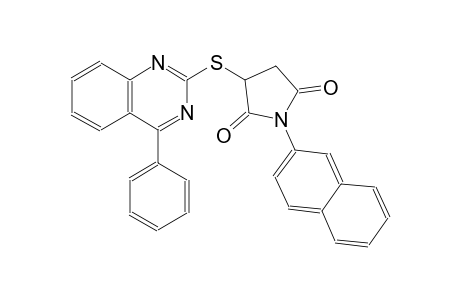 1-(2-naphthyl)-3-[(4-phenyl-2-quinazolinyl)sulfanyl]-2,5-pyrrolidinedione