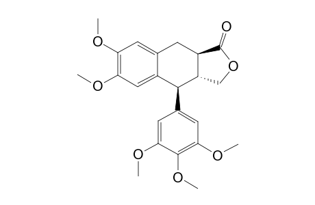 (3aR,9S,9aR)-6,7-dimethoxy-9-(3,4,5-trimethoxyphenyl)-3a,4,9,9a-tetrahydro-1H-naphtho[3,2-c]furan-3-one