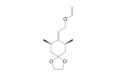 7,9-Dimethyl-8-(2-vinyloxyethylidene)-1,4-dioxaspiro[4.5]decane