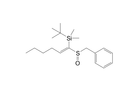 Benzyl (E)-1-(tert-butyldimethylsilyl)-1-hex-1-enyl sulfoxide