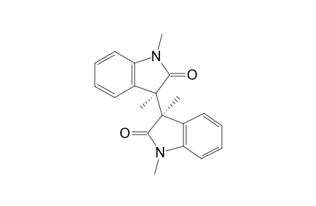 (R*,R*)-1,1',3,3'-Tetramethyl-[3,3'-biindoline]-2,2'-dione