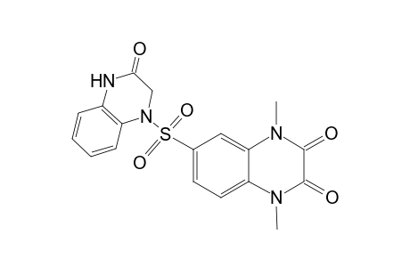 2,3-Quinoxalinedione, 6-[[3,4-dihydro-3-oxo-1(2H)-quinoxalinyl]sulfonyl]-1,4-dihydro-1,4-dimethyl-