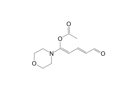 1-(Morpholino)-5-oxopenta-1,3-dienyl acetate