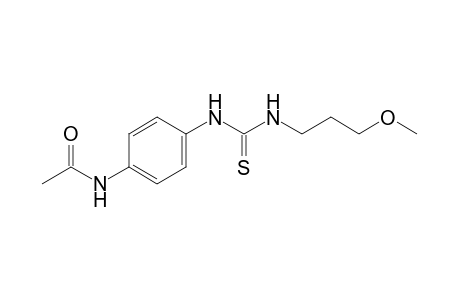 1-(p-acetamidophenyl)-3-(3-methoxypropyl)-2-thiourea