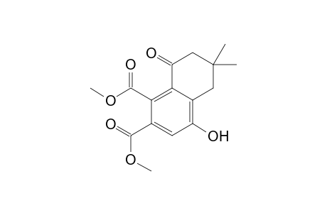 4-Hydroxy-6,6-dimethyl-8-Oxo-5,6,7,8-tetrahydronaphthalene-1,2-dicarboxylic acid-dimethylester