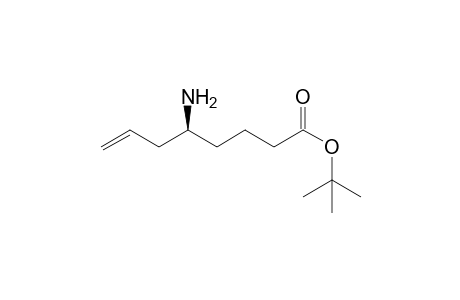 (-)-(S)-tert-butyl 5-amino-oct-7-enoate