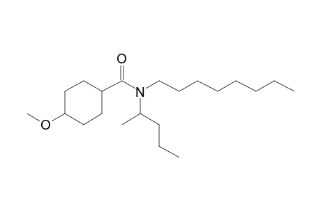 Cyclohexanecarboxamide, 4-methoxy-N-(2-pentyl)-N-octyl-, cis