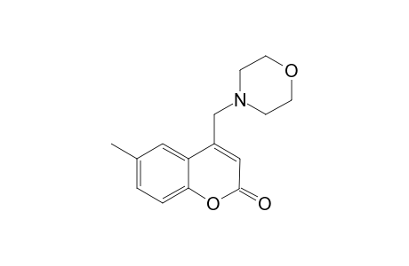 6-Methyl-4-(4-morpholinylmethyl)-2H-chromen-2-one