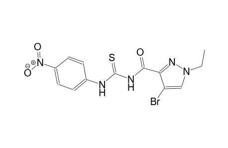 N-[(4-bromo-1-ethyl-1H-pyrazol-3-yl)carbonyl]-N'-(4-nitrophenyl)thiourea