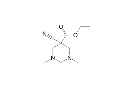 5-cyano-1,3-dimethyl-hexahydropyrimidine-5-carboxylic acid ethyl ester