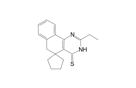 2-Ethyl-4-spiro[1,6-dihydrobenzo[h]quinazoline-5,1'-cyclopentane]thione