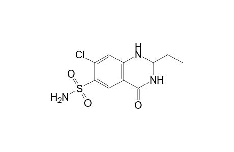 7-chloro-2-ethyl-4-oxo-1,2,3,4-tetrahydro-6-quinazolinesulfonamide