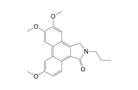 5,6,9-Trimethoxy-2-propyl-2,3-dihydro-dibenzo[e,g]isoindol-1-one