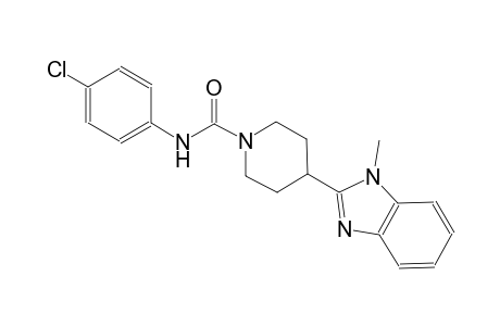 1-piperidinecarboxamide, N-(4-chlorophenyl)-4-(1-methyl-1H-benzimidazol-2-yl)-