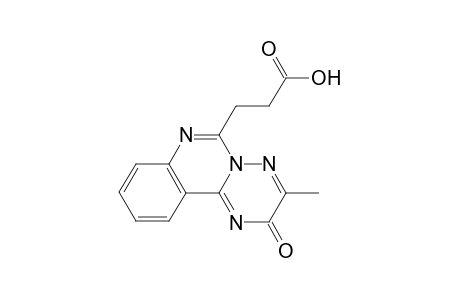 (3-Methyl-2-oxo-2H-[1,2,4]triazino[2,3-c]quinazolin-6-yl)propanoic acid