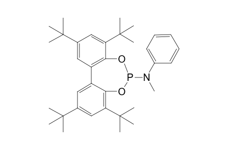 N-(2,4,8,10-Tetra-tert-butyl-dibenz[d,f]{1,3,2}dioxaphosphepin-6-yl)-N-methylaniline