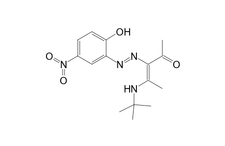 3-[[(E)-5'-Nitro-2'-hydroxyphenyl]diazo]-4(E)-(tert-butylamino)-2-penten2-one
