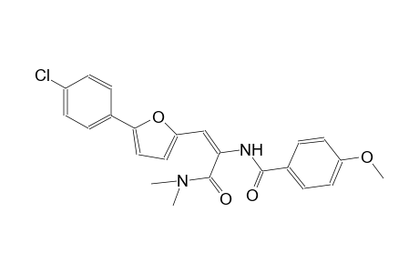 benzamide, N-[(E)-2-[5-(4-chlorophenyl)-2-furanyl]-1-[(dimethylamino)carbonyl]ethenyl]-4-methoxy-