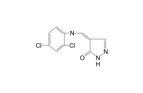 4-[(2,4-DICHLOROANILINO)METHYLENE]-2-PYRAZOLIN-5-ONE