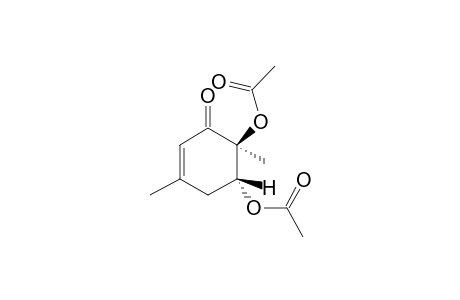(4S,5R)-3,6-Dimethyl-5,6-diacetoxy-1-cyclohexen-3-one