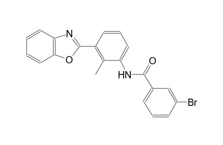 benzamide, N-[3-(2-benzoxazolyl)-2-methylphenyl]-3-bromo-