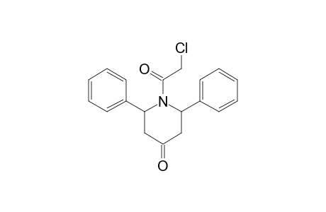 1-(2-chloroacetyl)-2,6-di(phenyl)-4-piperidone
