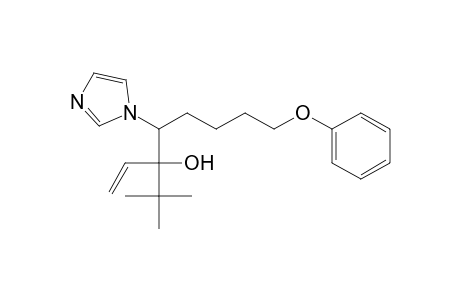 1H-Imidazole-1-ethanol, alpha-(1,1-dimethylethyl)-alpha-ethenyl-beta-(4-phenoxybutyl)-