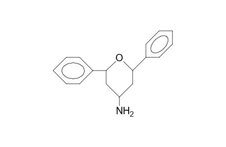 cis-2,6-Diphenyl-4-amino-oxane