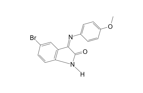 5-BROMO-3-[(p-METHOXYPHENYL)IMINO]-2-INDOLINONE