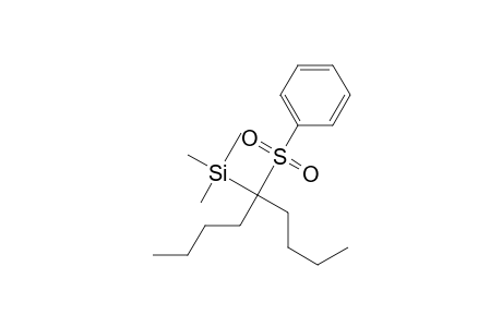 Silane, [1-butyl-1-(phenylsulfonyl)pentyl]trimethyl-