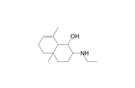 2-Hydroxy-3-ethylamino-6,10-dimethylbicyclo[4.4.0]deca-9-ene