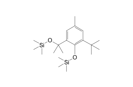 2-[1'-Methyl-1'-(trimethylsilyloxy)ethyl]-6-(t-butyl)-4-methyl-1-(trimethylsilyloxy)-benzene
