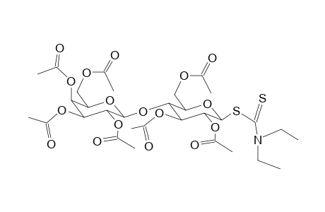 [2,3,6-Tri-O-acetyl-4-O-(2,3,4,6-tetra-O-acetyl-b-d-galactopyranosyl)-b-d-glucopyranosyl]-diethyl-dithiocarbamate