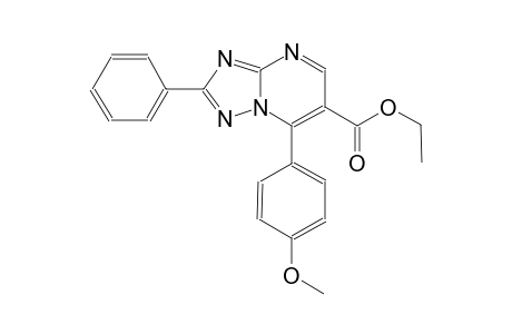 [1,2,4]triazolo[1,5-a]pyrimidine-6-carboxylic acid, 7-(4-methoxyphenyl)-2-phenyl-, ethyl ester