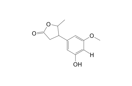 4-(3-hydroxy-5-methoxyphenyl)-5-methyldihydrofuran-2(3H)-one