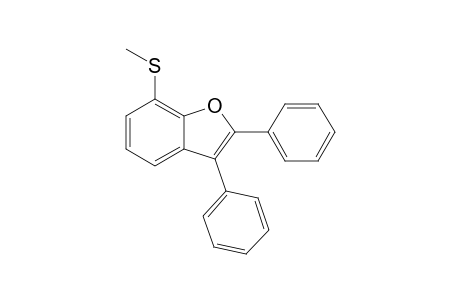 2,3-Diphenyl-7-methylthiobenzofuran