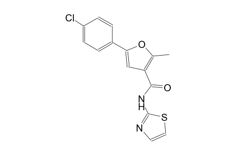 3-furancarboxamide, 5-(4-chlorophenyl)-2-methyl-N-(2-thiazolyl)-
