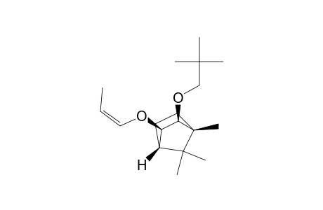 (1R,2S,3R,4S)-1,7,7-trimethyl-2-neopentyloxy-3-[(Z)-prop-1-enoxy]norbornane