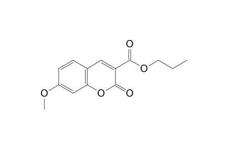 Propyl 7-methoxy-2-oxo-2H-chromene-3-carboxylate