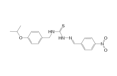 Benzaldehyde, 4-nitro-, 4-(4-isopropoxybenzyl)thiosemicarbazone