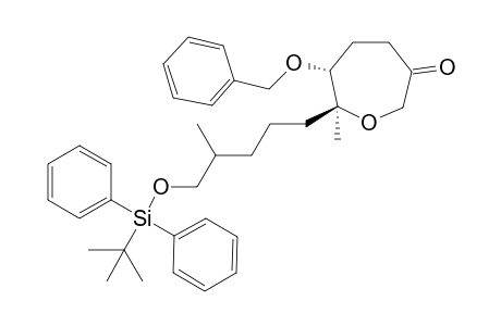 (6R,7S)-6-benzoxy-7-[5-[tert-butyl(diphenyl)silyl]oxy-4-methyl-pentyl]-7-methyl-oxepan-3-one